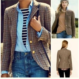 J CREW Schoolboy Houndstooth Blazer Size 4